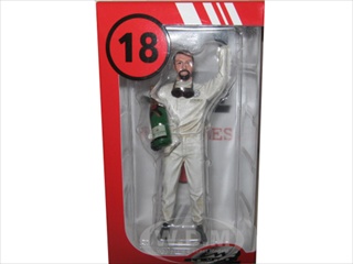 1968 Henri Pescarolo Figure With Bottle Of Champagne For 1/18 Diecast Model Cars By Lemans Miniatures