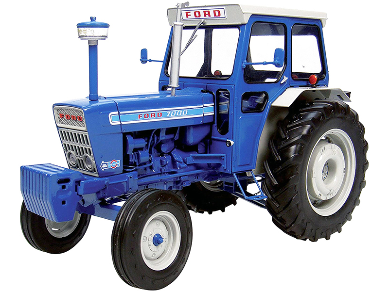 Image of Ford 7000 Tractor with Cabin 1/16 Diecast Model by Universal Hobbies