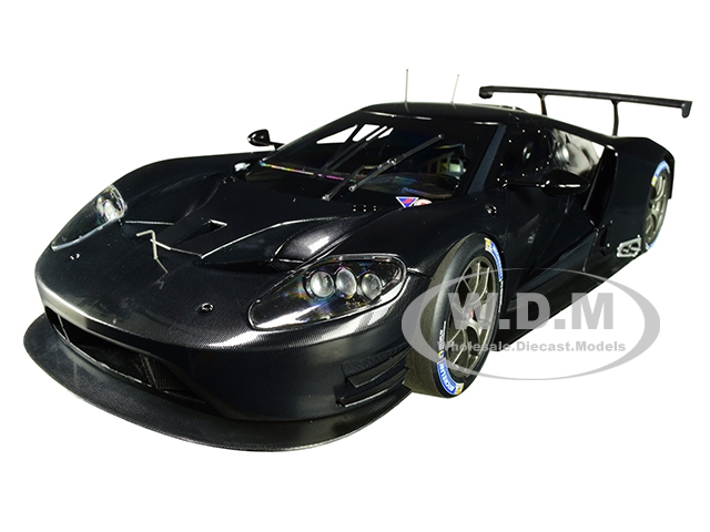 Image of 2016 Ford GT Testcar Carbon Black Limited Edition to 300 pieces Worldwide 1/18 Diecast Model Car by Minichamps
