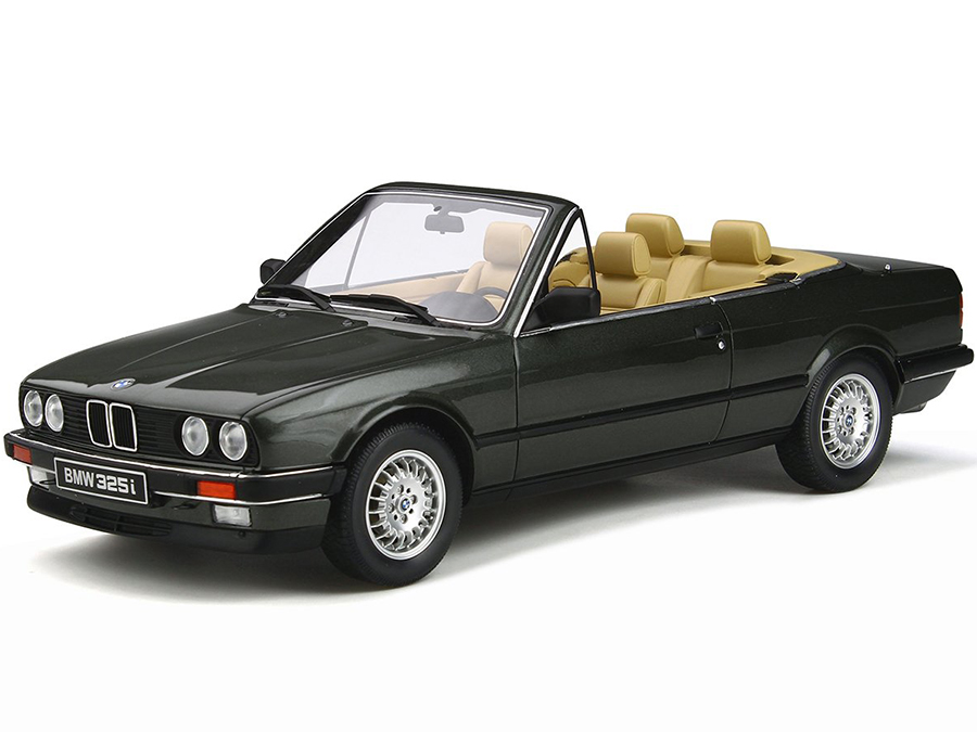 Bmw E30 325i Convertible Achat Green Metallic Limited Edition To 2000 Pieces Worldwide 1/18 Model Car By Otto Mobile
