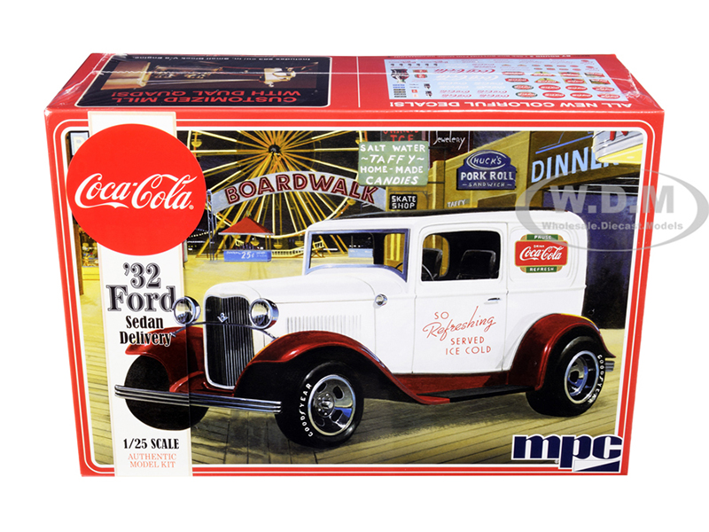 Skill 3 Model Kit 1932 Ford Sedan Delivery "Coca-Cola" 1/25 Scale Model by MPC