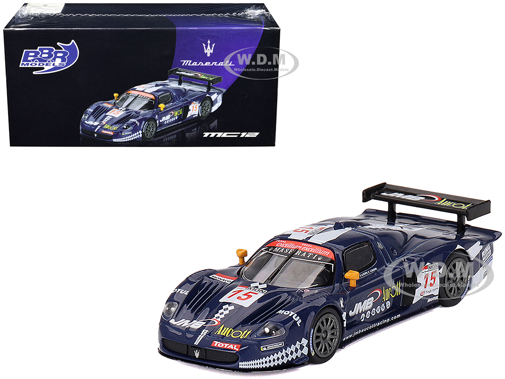 Maserati MC12 Competizione #15 Ben Aucott - Alain Ferte - Stephane Daoudi JMB Racing 24 Hours of Spa (2008) 1/64 Diecast Model Car by BBR