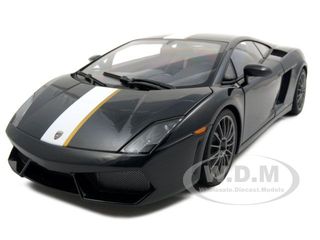 Lamborghini Gallardo Lp550-2 Balboni Black / Nero Noctis 1/18 Diecast Model Car By Autoart