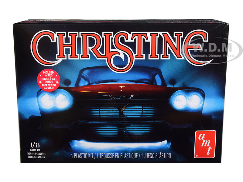 Skill 2 Model Kit 1958 Plymouth Fury "christine" (1983) Movie 1/25 Scale Model By Amt