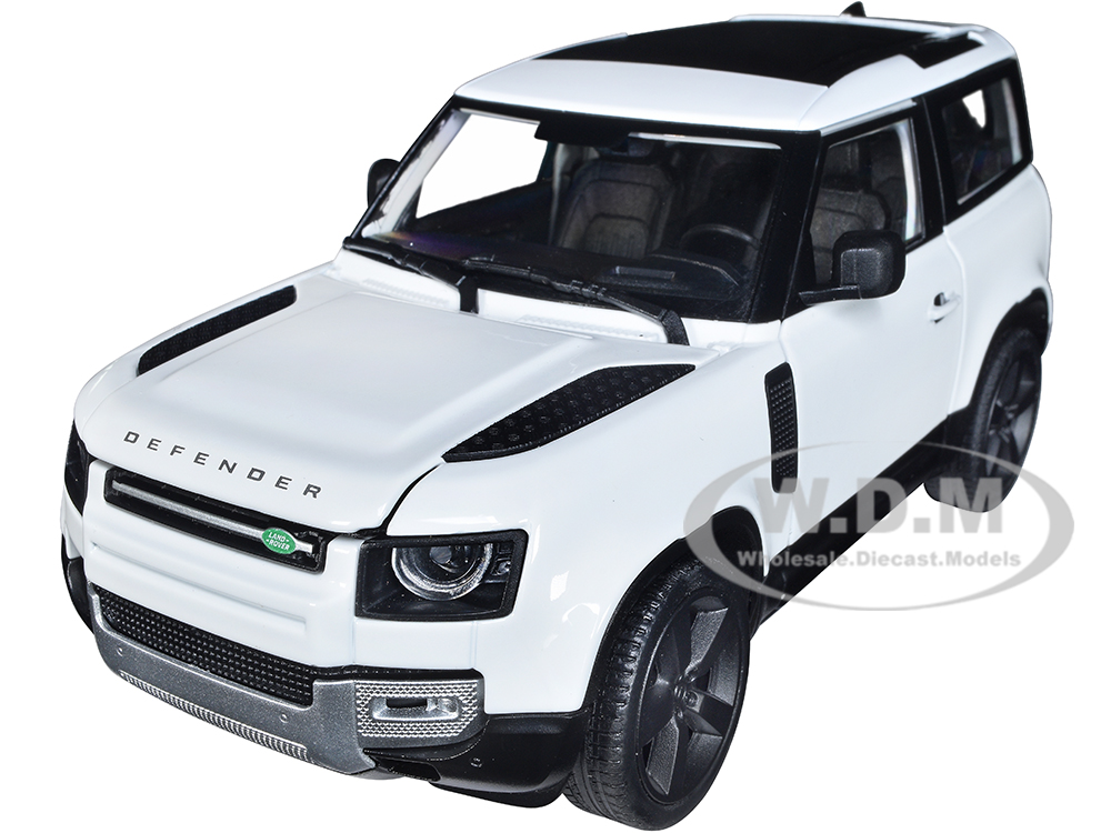 2020 Land Rover Defender Cream White "NEX Models" 1/24 Diecast Model Car by Welly