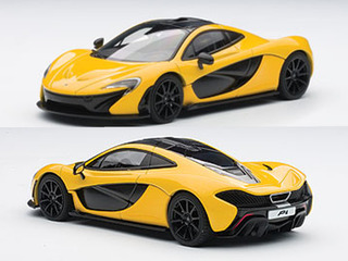 Image of Mclaren P1 Volcano Yellow 1/43 Diecast Car Model by Autoart