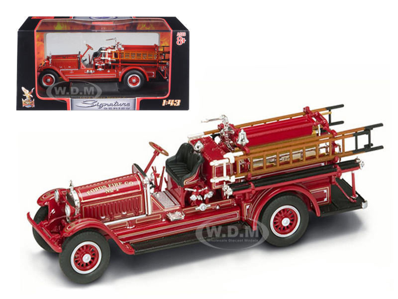 1924 Stutz Model C Fire Engine Red 1/43 Diecast Model By Road Signature