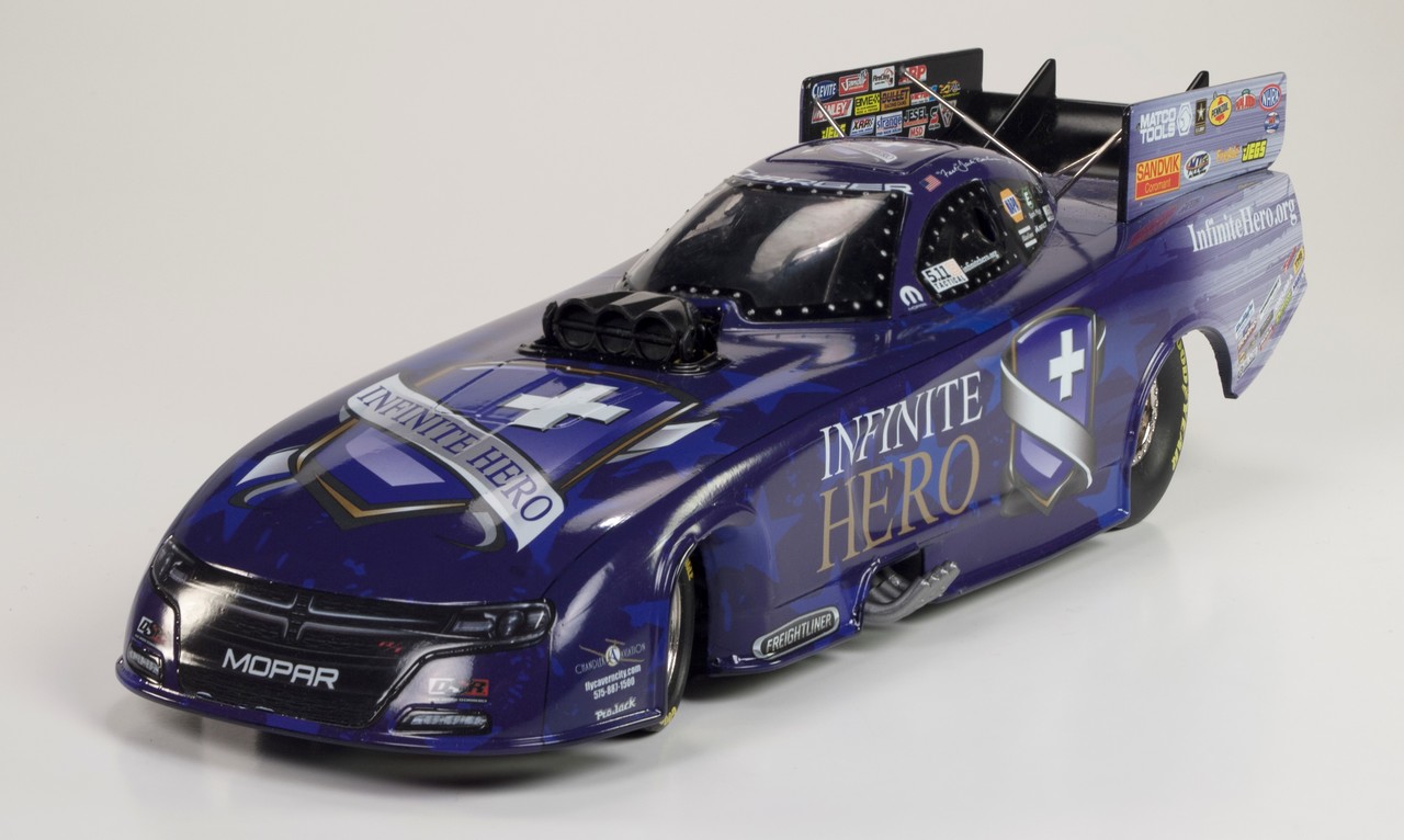 2017 Jack Beckman Infinite Hero Funny Car Limited Edition to 504pc 1/24 Diecast Model Car by Autoworld
