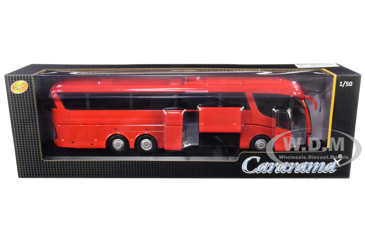Scania Irizar Pb Bus Red 1/50 Diecast Model By Cararama