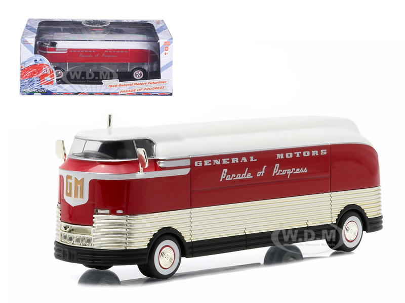 Image of 1940 General Motors Futurliner "Parade of Progress" Hobby Exclusive 1/64 Diecast Model by Greenlight