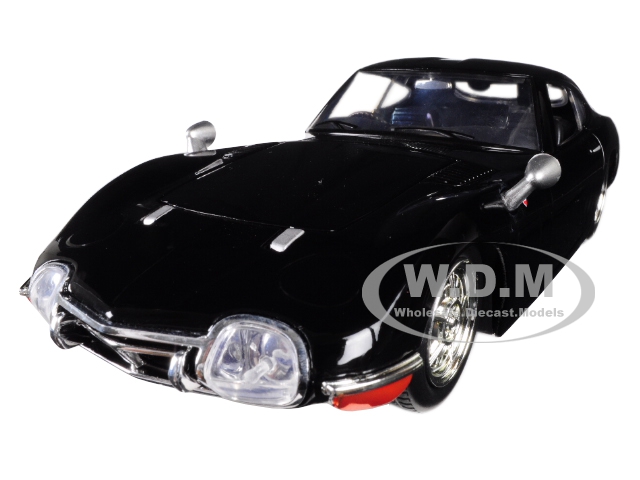 1967 Toyota 2000gt Coupe Black "jdm Tuners" 1/24 Diecast Model Car By Jada