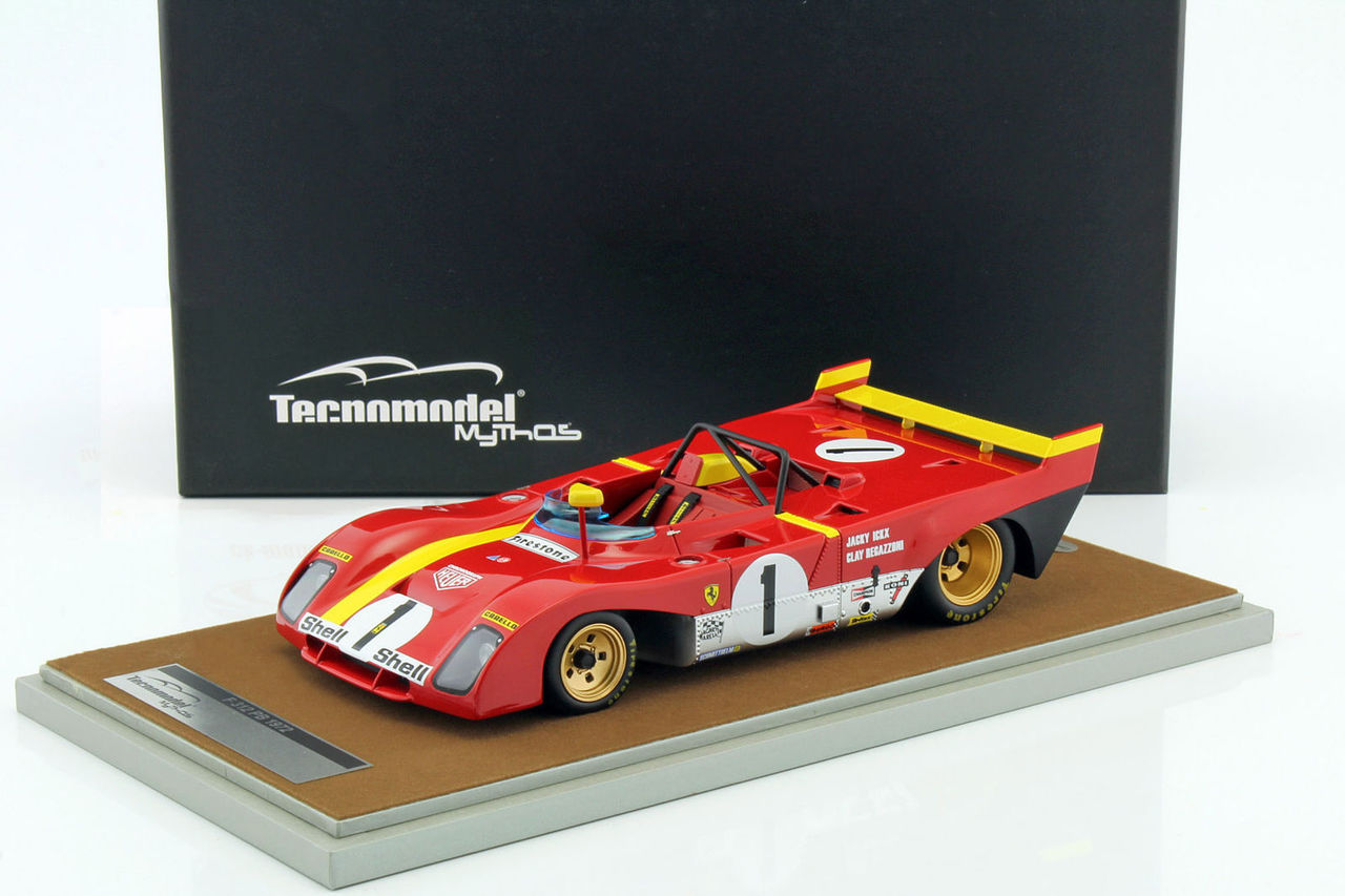 Image of Ferrari 312 PB 1 1972 Winner 1000km Monza Jacky Ickx / Clay Regazzoni Limited Edition to 100pcs 1/18 Model Car by Tecnomodel