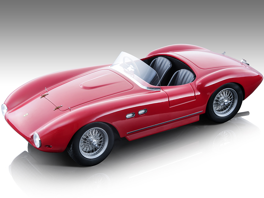 1953 Ferrari 735S Autodromo Red Press Version Mythos Series Limited Edition to 130 pieces Worldwide 1/18 Model Car by Tecnomodel