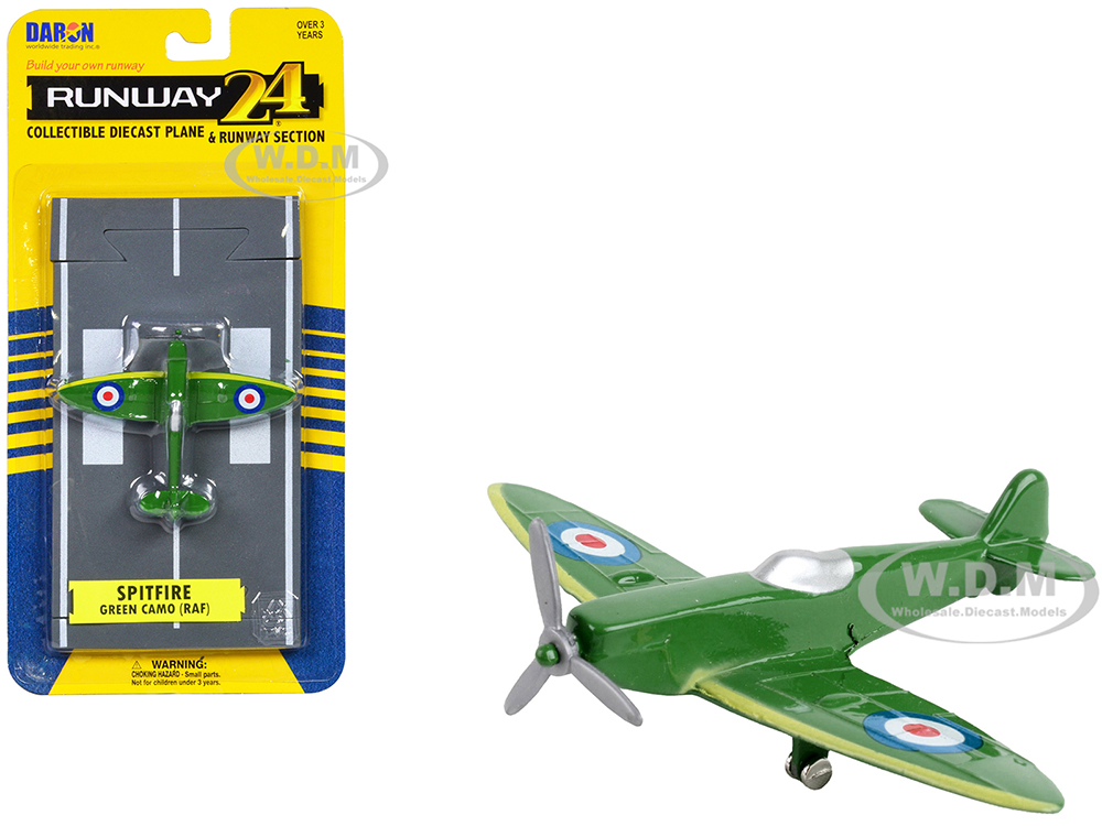 Supermarine Spitfire Fighter Aircraft Green 