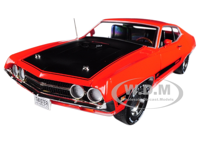 1970 Ford Torino Cobra Twister Calypso Coral Limited Edition To 1002pc 1/18 Diecast Model Car By Autoworld