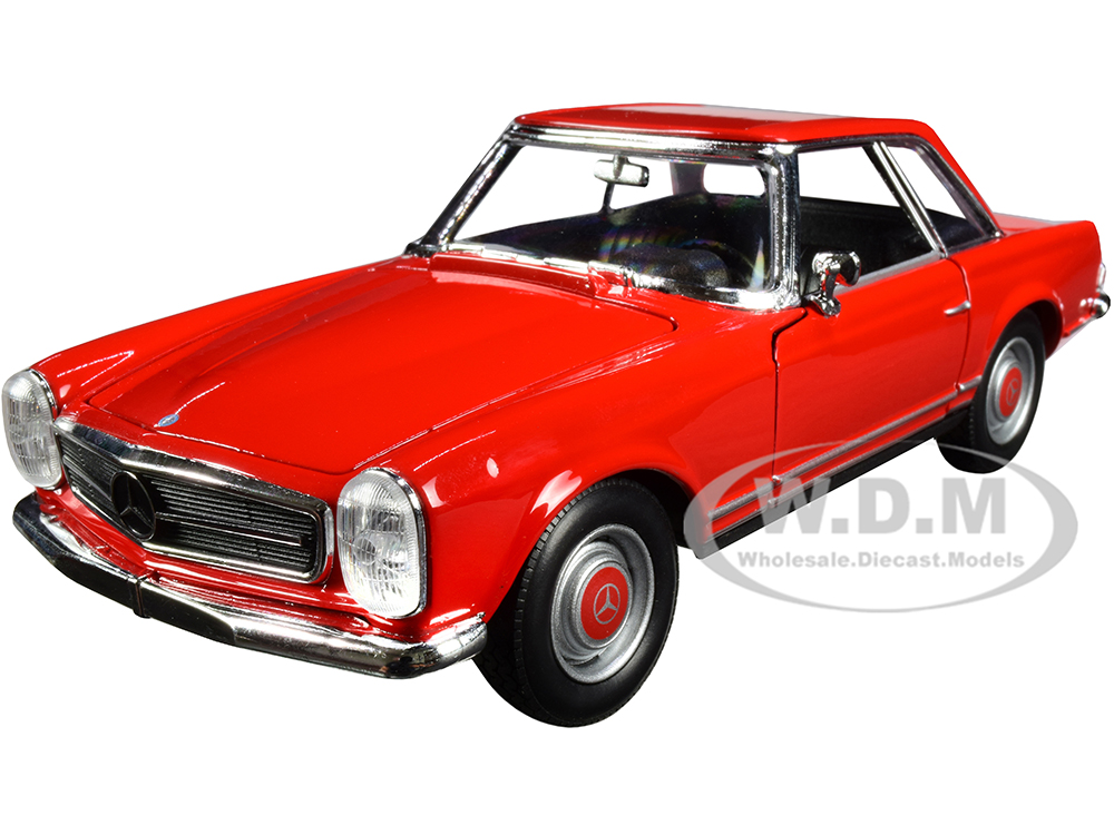 Image of 1963 Mercedes Benz 230SL Coupe Red "NEX Models" 1/24 Diecast Model Car by Welly