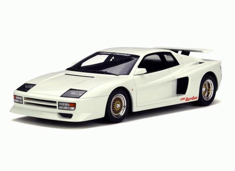 Image of Ferrari Testarossa Koenig Twin Turbo White Limited Edition 1/18 Model Car by GT Spirit for Kyosho