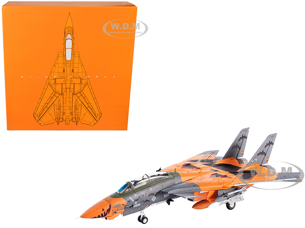 Grumman F-14D Tomcat Fighter Plane Ace Combat "Pumpkin Face" 1/72 Diecast Model by JC Wings