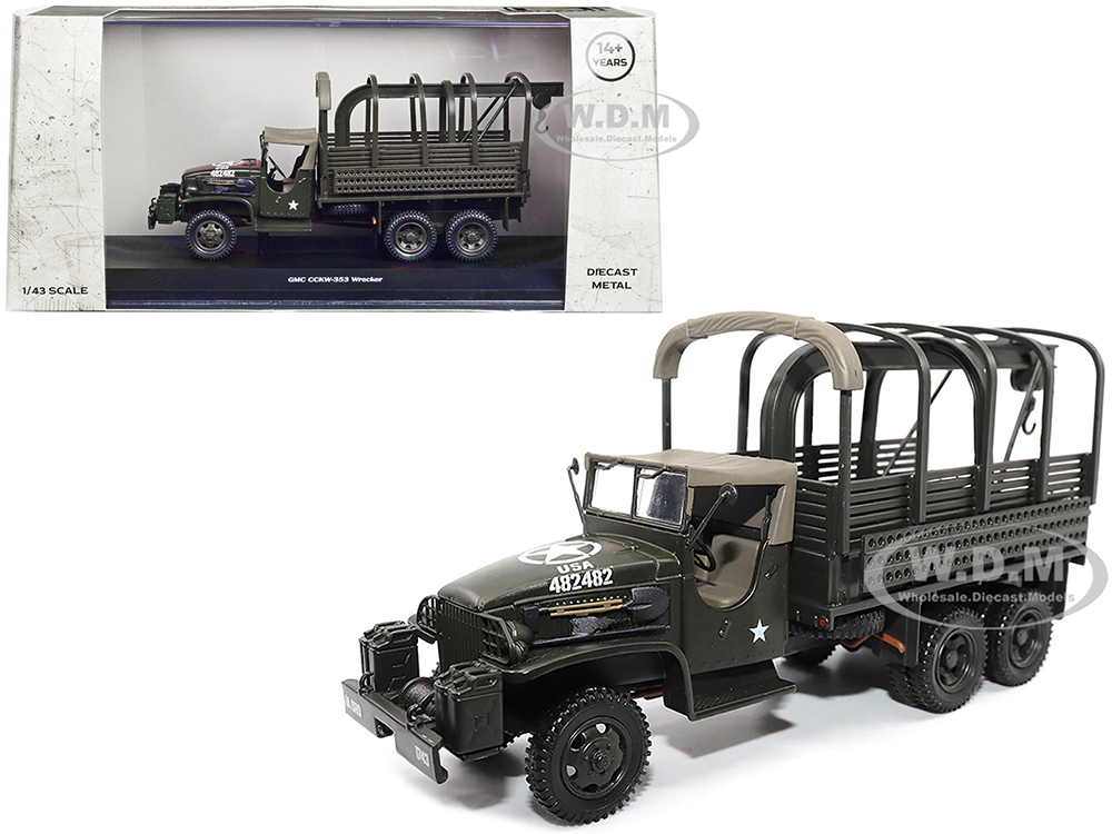 GMC CCKW353 Wrecker Tow Truck Olive Drab 