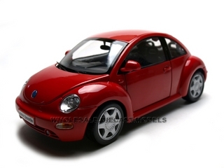 Volkswagen New Beetle Red 1/18 Diecast Model Car By Maisto