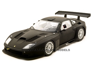 2004 Ferrari 575 GTC Diecast Car 1/18 Flat Black Die Cast Car Model by Kyosho