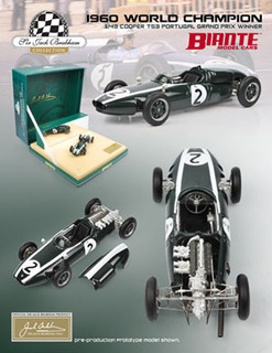 Cooper T53 Sir Jack Brabham 1960 GP Portugal Winner 1 of 2500 Produced 1/43 Diecast Car Model by Biante