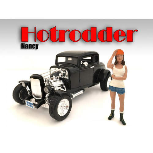 "Hotrodders" Nancy Figure For 124 Scale Models by American Diorama