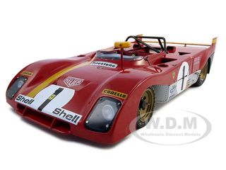 1972 Ferrari 312pb 1 Regazzoni/ickx Monza 1/18 Diecast Car Model By Gmp