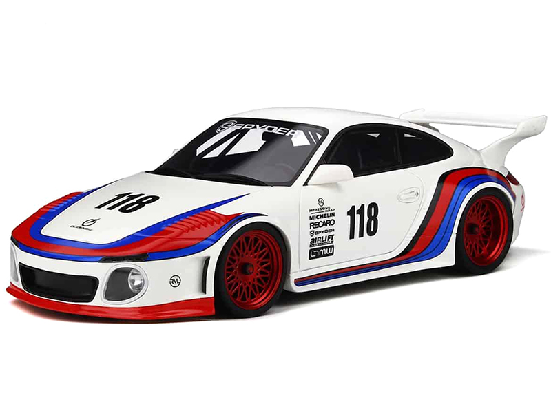 Image of Porsche 997 Old &amp; New Body Kit 118 Limited Edition to 999 pieces Worldwide 1/18 Model Car by GT Spirit
