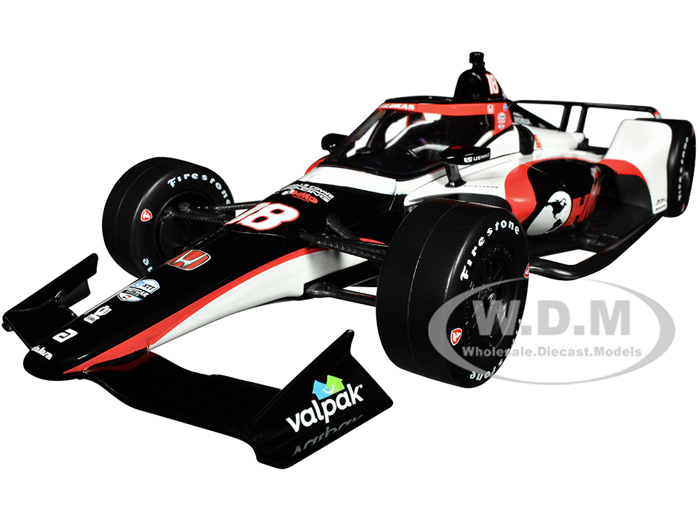 Dallara IndyCar #18 David Malukas HMD Trucking Dale Coyne Racing with HMD Motorsports NTT IndyCar Series (2022) 1/18 Diecast Model Car by Greenlight