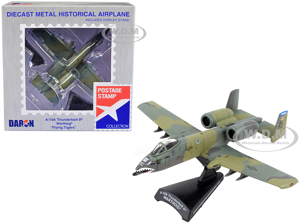 Fairchild Republic A-10A Thunderbolt II (Warthog) Aircraft Flying Tigers - First American Volunteer Group Of The Republic Of China Air Force 1/140