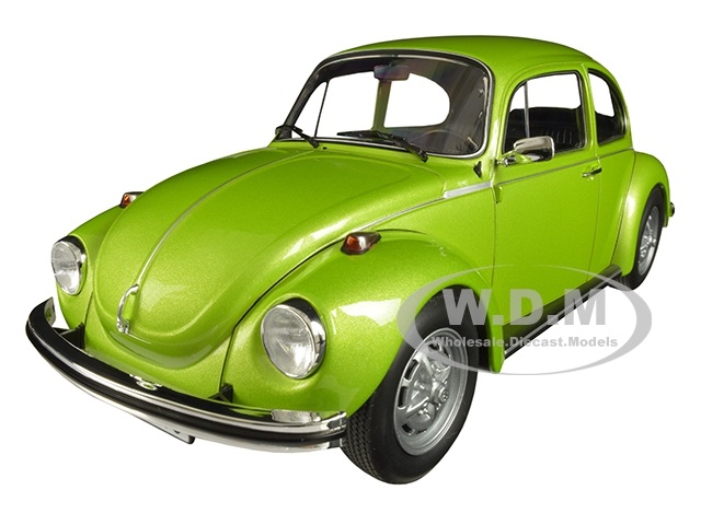1973 Volkswagen Beetle 1303 Metallic Green 1/18 Diecast Model Car By Norev