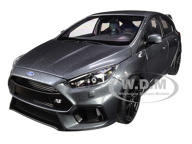 2016 Ford Focus RS Stealth Gray Metallic 1/18 Model Car by Autoart