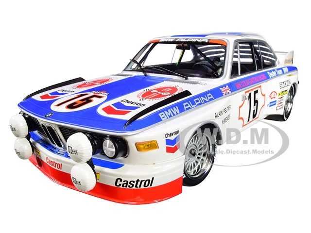 Image of BMW 3.0 CSL 15 Harald Menzel / Alain Peltier "BMW Alpina" 24 Hours SPA 1973 (Malcolm Gartian Racing) Limited Edition to 336 pieces Worldwide 1/18 Die
