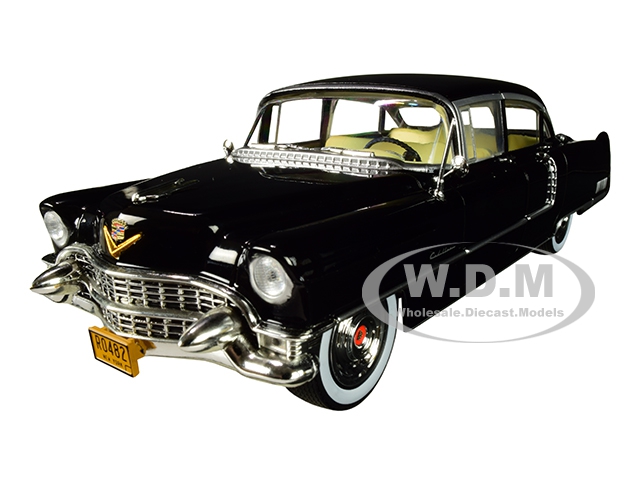 1955 Cadillac Fleetwood Series 60 Black "The Godfather" (1972) Movie 1/24 Diecast Model Car by Greenlight