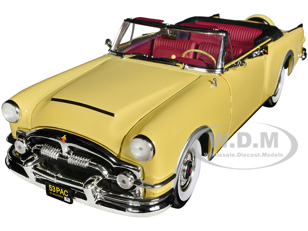 1953 Packard Caribbean Yellow 1/18 Diecast Model Car By Road Signature