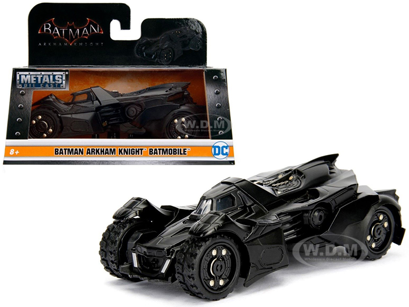 Brand new 1:32 scale diecast car model of 2015 Arkham Knight Batmobile die cast car model by Jada.Detailed exterior.Dimensions approximately L-4.5 H-2 W-2 inches.
