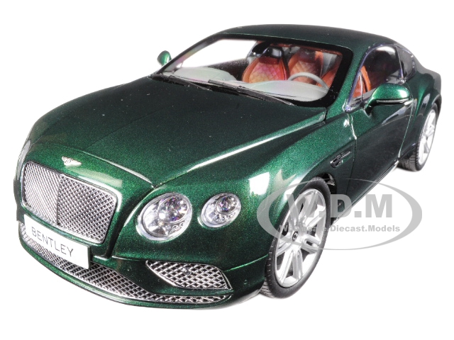 2016 Bentley Continental Gt Lhd Verdant Green 1/18 Diecast Model Car By Paragon