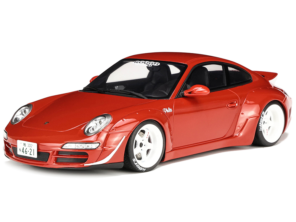 2021 Porsche 911 RWB AKA Phila Red 1/18 Model Car By GT Spirit