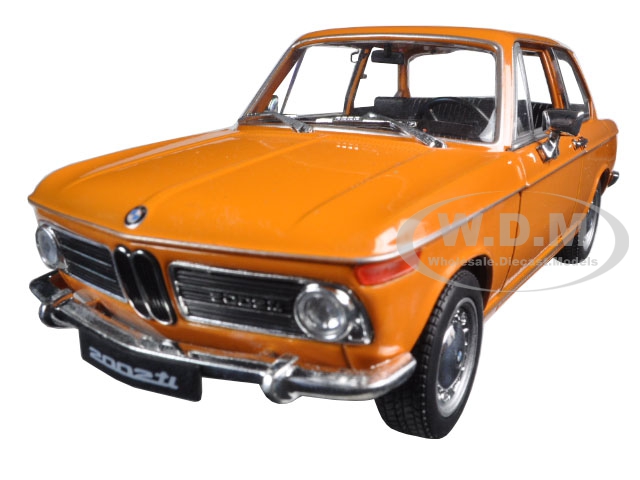 BMW 2002ti Orange 1/24 Diecast Model Car by Welly