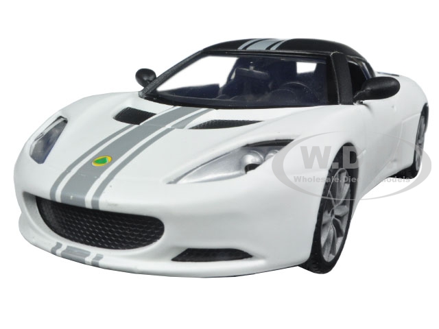 Lotus Evora S Matt White 1/24 Diecast Model Car By Motormax