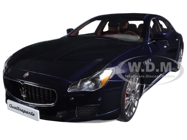 2015 Maserati Quattroporte Gts Passion Blue 1/18 Diecast Model Car By Autoart