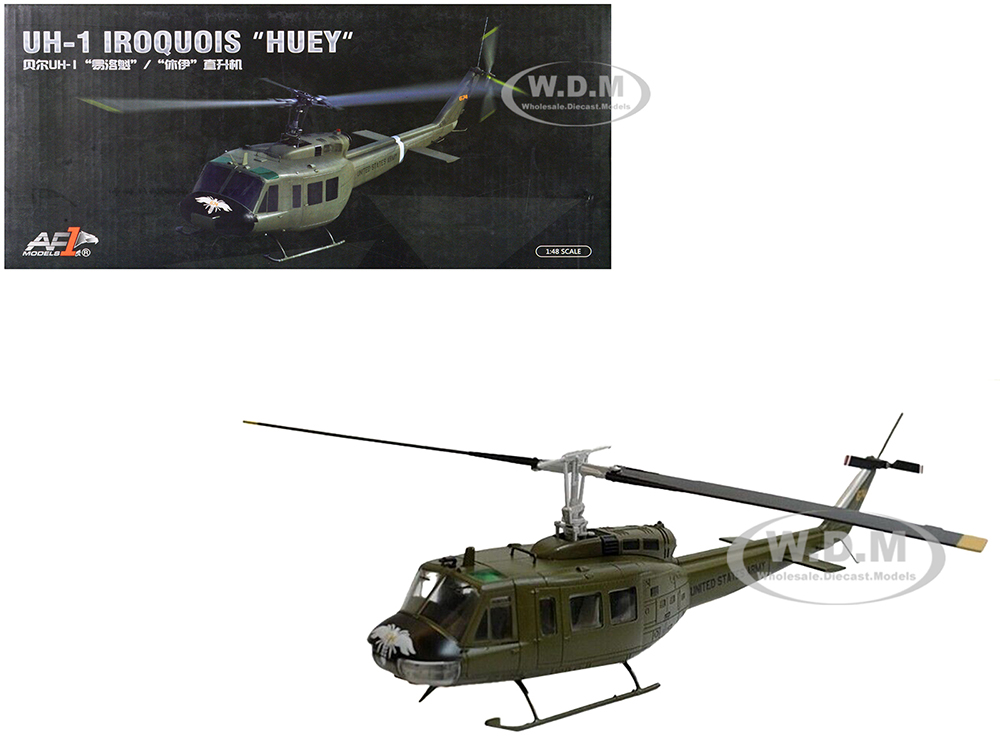 Bell UH-1 Iroquois Huey Helicopter The Hornets 116th Assault Helicopter Company United States Army 1/48 Diecast Model By Air Force 1