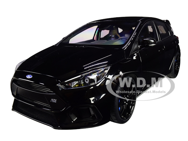 2016 Ford Focus RS Shadow Black 1/18 Model Car by Autoart