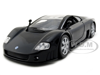 Volkswagen Nardo W12 Show Car Black 1/24 Diecast Model Car By Motormax