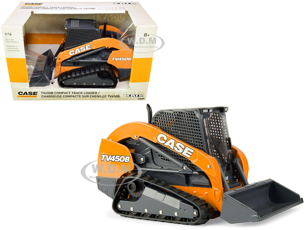 Case TV450B Compact Track Loader Orange and Dark Gray 