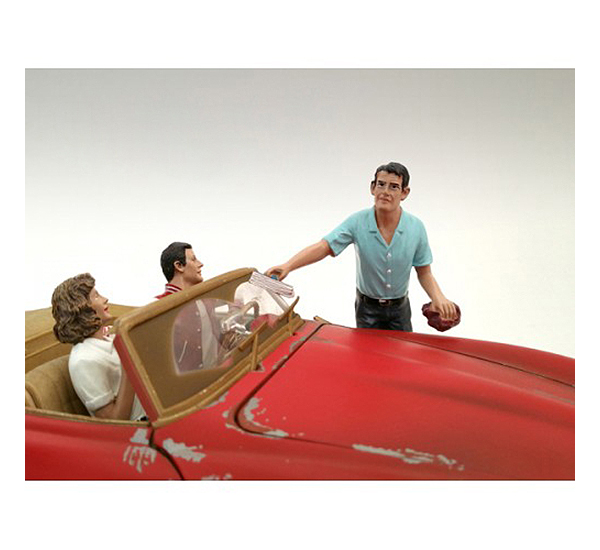 Gas Station Attendant Tom Figurine for 1/18 Scale Models by American Diorama