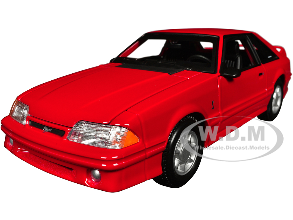 1993 Ford Mustang SVT Cobra Red "Special Edition" Series 1/24 Diecast Model Car by Maisto