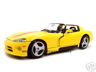 Dodge Viper RT/10 Yellow Diecast Model Car 1/18 Diecast Model Car by Bburago