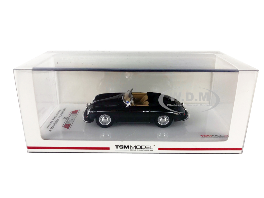 Image of Intermeccanica 356 Speedster Black (Charlotte "Charlie" Blackwoods) "Top Gun" (1986) Movie 1/43 Model Car by True Scale Miniatures